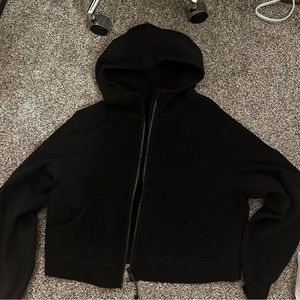 Black Full Zip Lululemon Scuba M/L